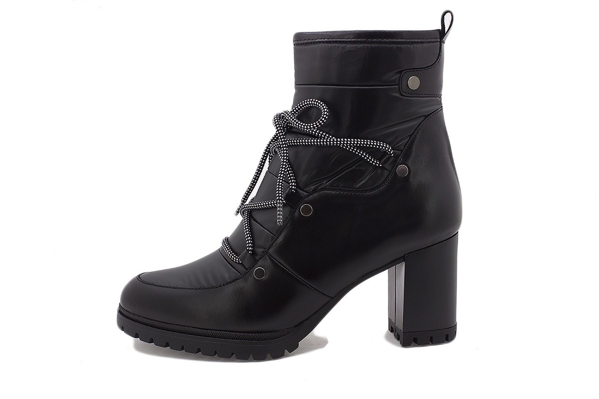 Botín Piel Negro 215425